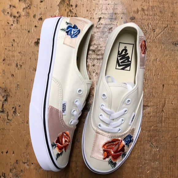 vans satin patchwork authentic